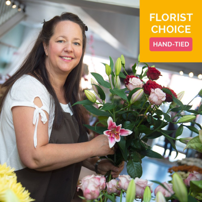 Florist Choice Handtied - A beautiful hand-tied bouquet, created especially for you using the freshest seasonal blooms available.